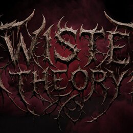 Fotografie zobrazuje grafický nápis TWISTED THEORY v agresivním, trnovém stylu. Písmo má hnědošedou barvu s texturou připomínající kov nebo kámen a j…