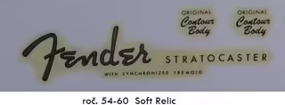 Vodov&yacute; obtisk (Decal) Fender Stratocaster Relic