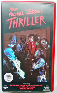 VIDEO JACKSON-THRILLER BETA PAL   1983