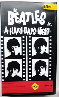 VIDEO BEATLES A HARD DAYS NIGHT BETA PAL AU  1984