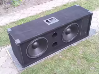 Basov&yacute; box 2 x 15" repro, dohromady 4ohm 600W RMS 97dB