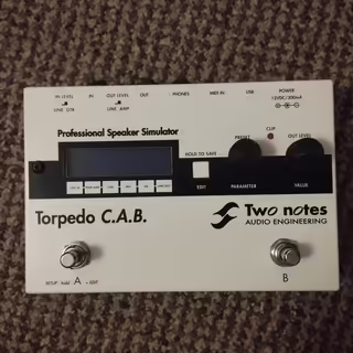 Two Notes Torpedo C.A.B. Speaker Simulator Pedal