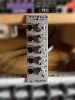 Eurorack modul: Doepfer A-138 Mixer