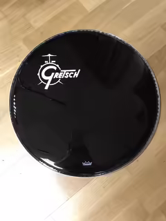 Remo Ambassador Ebony Gretsch 20"