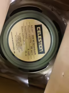 Celestion G12M 25W Greenback 8 Ohm Made in UK