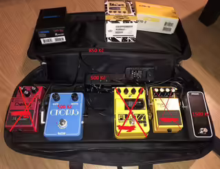Chorus / Ladička / Pedalboard / Multinap&aacute;ječ