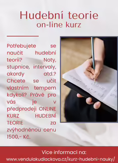 KURZ HUDEBN&Iacute; TEORIE - ONLINE