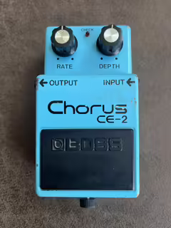 Boss CE-2 Japan Long Dash (black label, 1981)