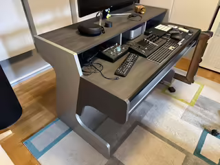 Studiov&yacute; stůl Zaor Miza 88 Flex Weng&eacute; Grey