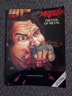 Kytarov&eacute; transkripce/tabulatury Anthrax - Fistful of Metal