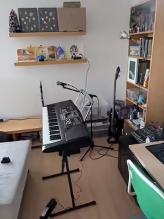 Kl&aacute;vesy s dynamikou &uacute;hozu Fox K280 + ped&aacute;l + stojan