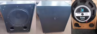Bedna pro baskytaru nebo jako pas. Subwoofer s repro FANE