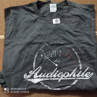 Nov&eacute; neno&scaron;en&eacute; &scaron;ed&eacute; triko velk&eacute; 3-4XL "Audiophile"