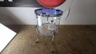 akryl floor tom 16*16 DC DRUMS