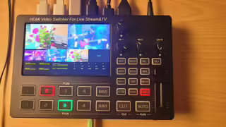 Prod&aacute;m FULL HD video mixer s 5" LCD IPS displejem-SLEVA