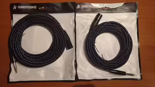 Pros&aacute;m audio kabely DREMAKE black - blue 