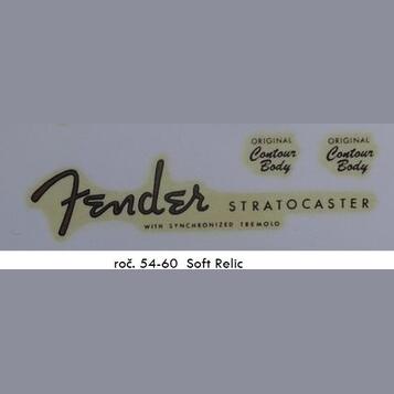 Vodový obtisk (Decal) Fender Stratocaster Relic