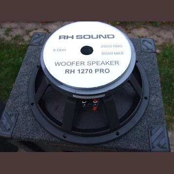 Nové středobasové 12" reproduktory 250 / 500 W 