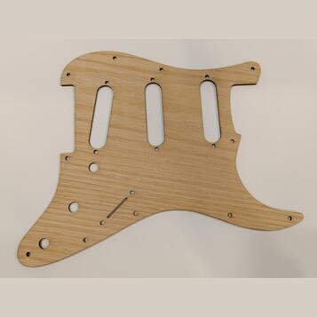 Pickguard pre STRATOCASTER prírodný dub