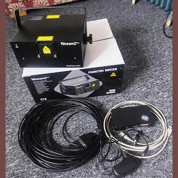 BeamZ Professional Phantom 3000 Pure Diode Laser RGB + ILDA
