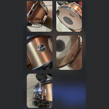 Q drum Co Copper snare