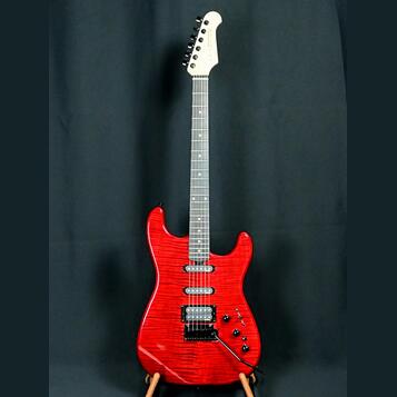 LAKLAND SKYLINE 65-S GUITAR HSS, Red Translucent, Ebony
