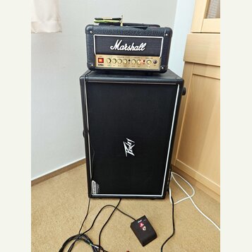 Marshall DSL1-HR + Peavey 212-6