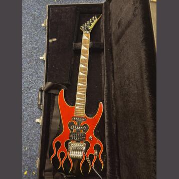 Jackson Dinky flame 2 hot rod