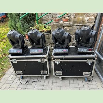4x Futurelight MH660 spot + 2x case