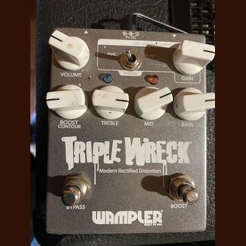 Wampler Triple Wreck V2  Modern rectified distortion