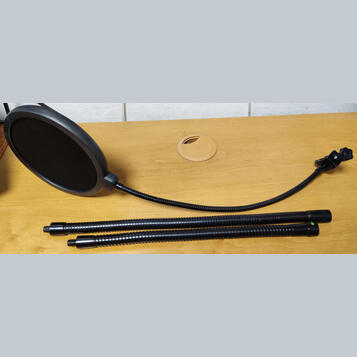 Mikrofonní husí krky ADAM HALL + GRAVITY + POP FILTER 