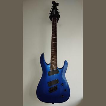 Jackson X Series SLAT7 FF Soloist 7-String, Metallic Blue