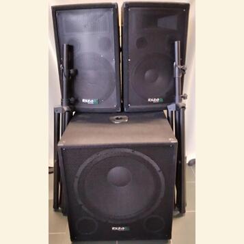 Ibiza SUB18A+CUBE1812 + stojany