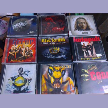 Originál CD rock, metal, pop