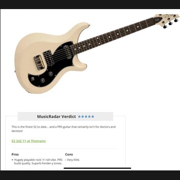 SLEVA do 14.07 - PRS S2 Vela 2015 Seafoam Green