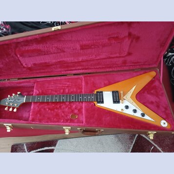 Prodám levorukou  Epiphone Flying V Korina