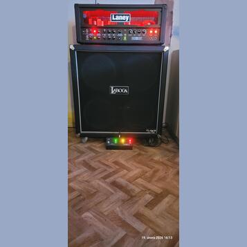 Lampový zesilovač Laney IRT60 + kytarový reprobox Laboga4x12