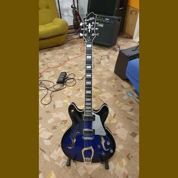 Hagstrom Super Viking – Dark Baltic Sea (Stav nové kytary) 