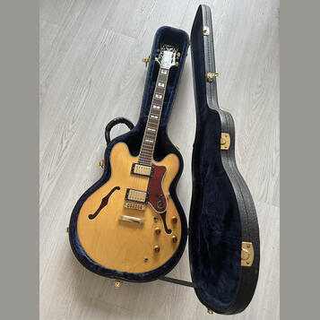 Epiphone Sheraton II (Korea 1999) – Natural + kufr GEWA