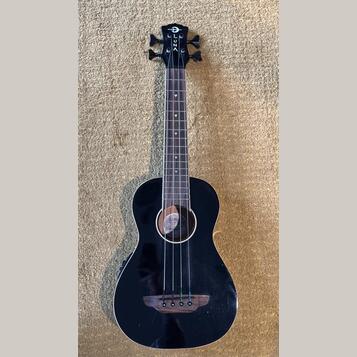 Luna Uke Bass Black