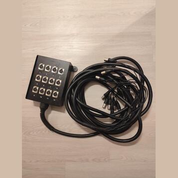 Multipárový kabel - 12XLR/10m