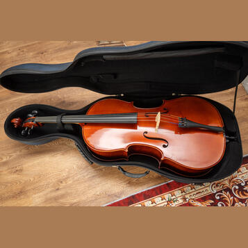 Mistrovské, ručně vyráběné violoncello