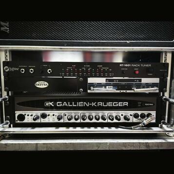 Basová aparatura Gallien Kruger + Mesa boogie