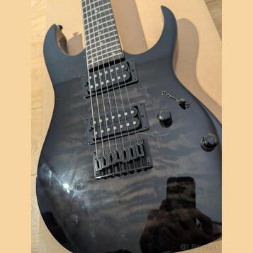 Ibanez GRG7221QA-TKS Transparent Black Sunburst