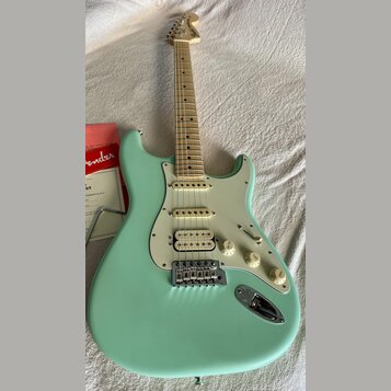 Fender American Performer Strat HSS USA – Satin Surf Green
