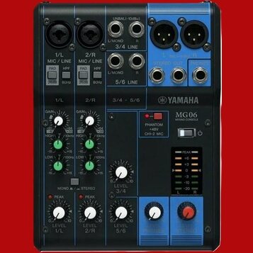 Yamaha MG06 Analogový mixpult