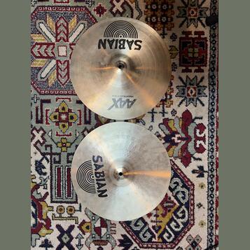 Sabian AAX 14" hi hat, Meinl Meteor 20" Ride 