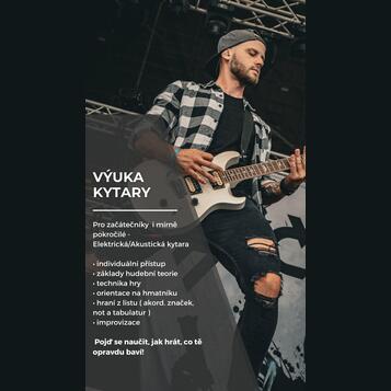 Výuka na kytaru (elektrická/akustická)