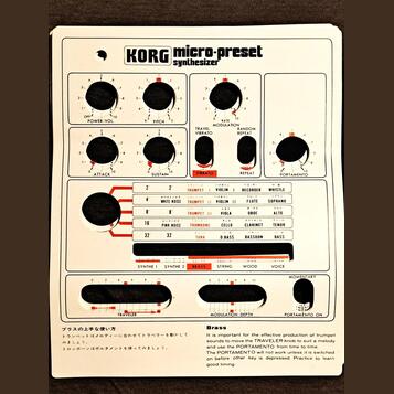 KORG mikro preset.
