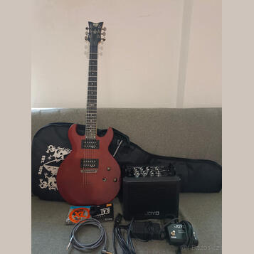 Elektricka kytara Schecter S-1 SGR + kombo Joyo Dc-15